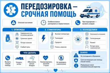 Помощь при передозировке в Отрадном