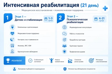 Реабилитация за 21 день в Отрадном
